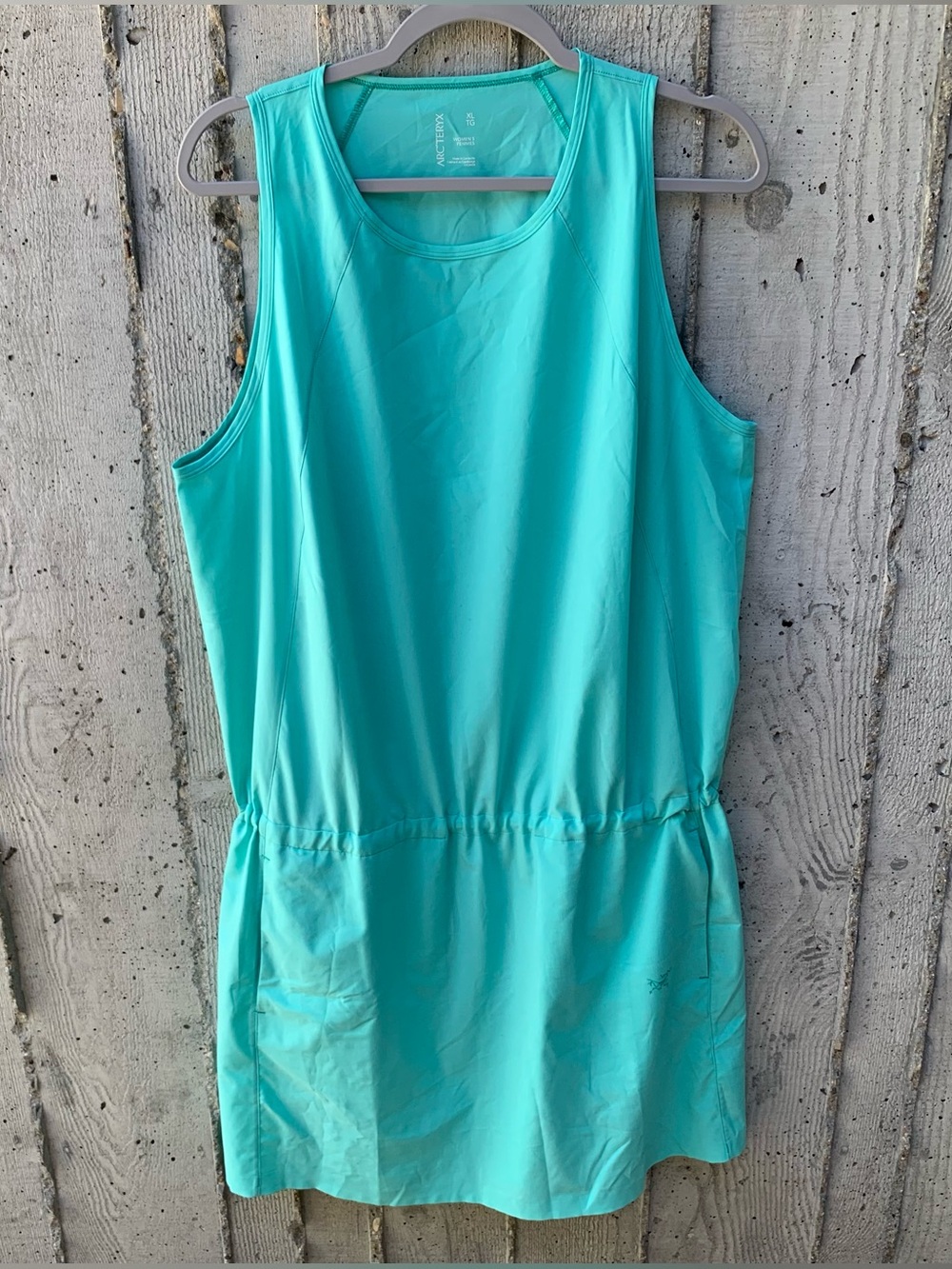 Arc'teryx Contenta Dress Drawstring Waist Pockets Teal Athleisure Gorpcore XL